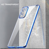 Plating Frame Transparent Soft Case for Huawei