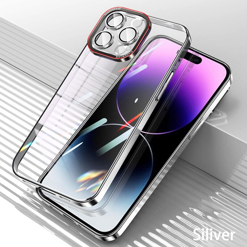 Transparent Shockproof Case For iPhone