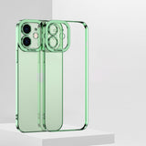 Camera Protection Plating Soft Case for iPhone