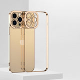 Camera Protection Plating Soft Case for iPhone
