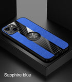 Shockproof Fabrics Ring Holder Case For iPhone