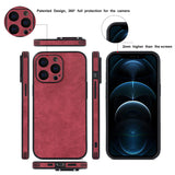 Shockproof Soft Leather Case for iPhone