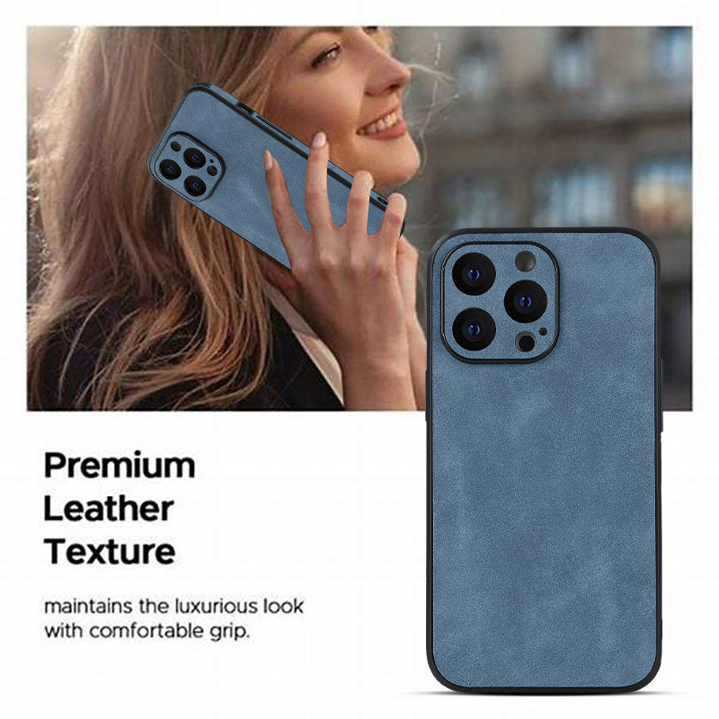 Shockproof Soft Leather Case for iPhone