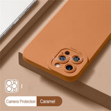 Camera Full Soft Silicone Case for iPhone