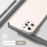 Camera Full Soft Silicone Case for iPhone