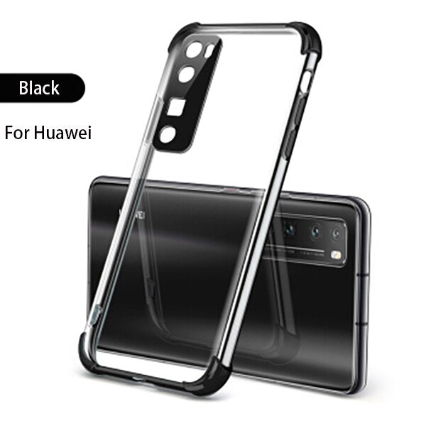 Luxury Transparent Soft Case for Huawei