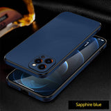 Luxuy PU Leather Lens Protection Case For iPhone