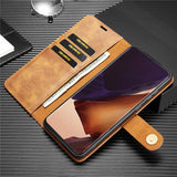 Magnetc Flip Leather Wallet Case for Samsung