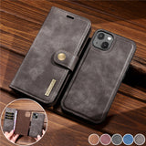 Magnetic Flip Leather Wallet Case for iPhone