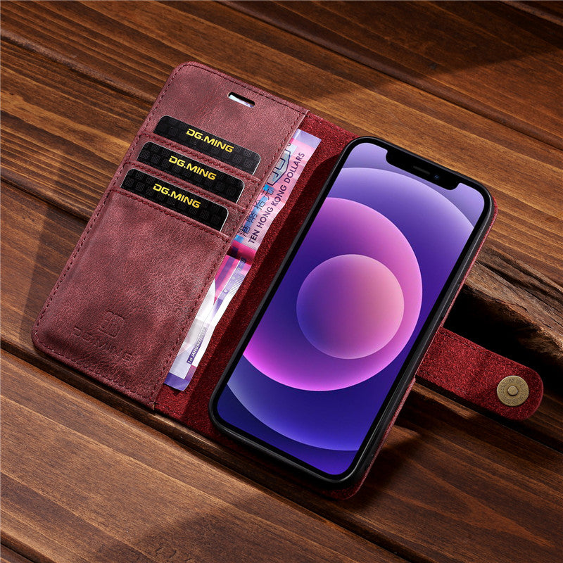 Magnetic Flip Leather Wallet Case for iPhone
