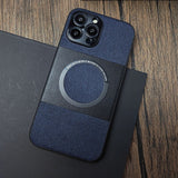 Fabric Matte Magnetic Case For iPhone