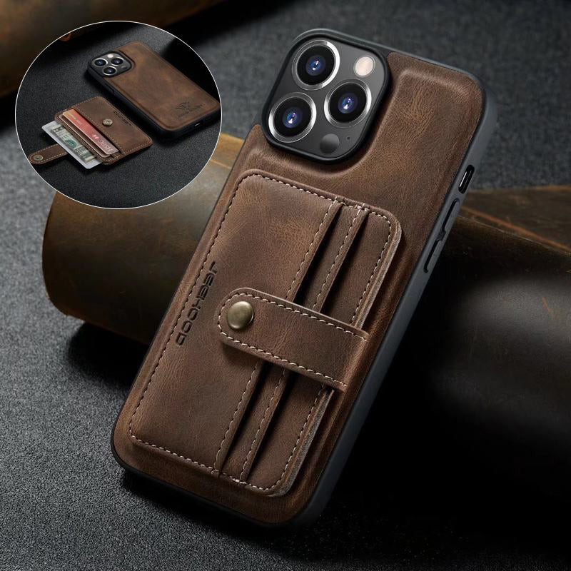 Magnetic Wallet Case For iPhone
