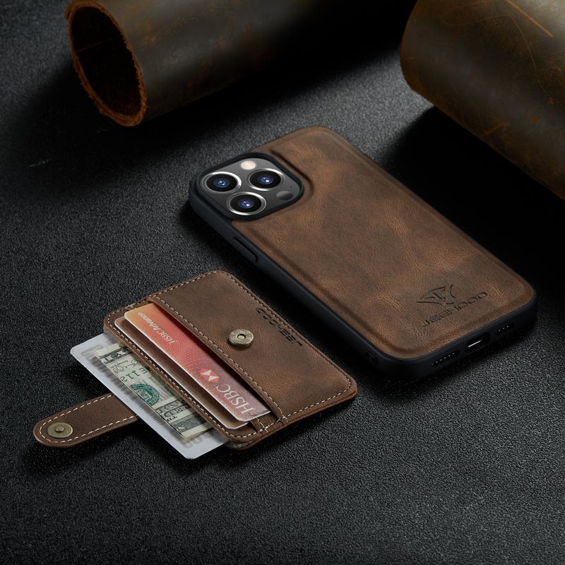 Magnetic Wallet Case For iPhone