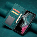Matte Flip Leather Case for Samsung