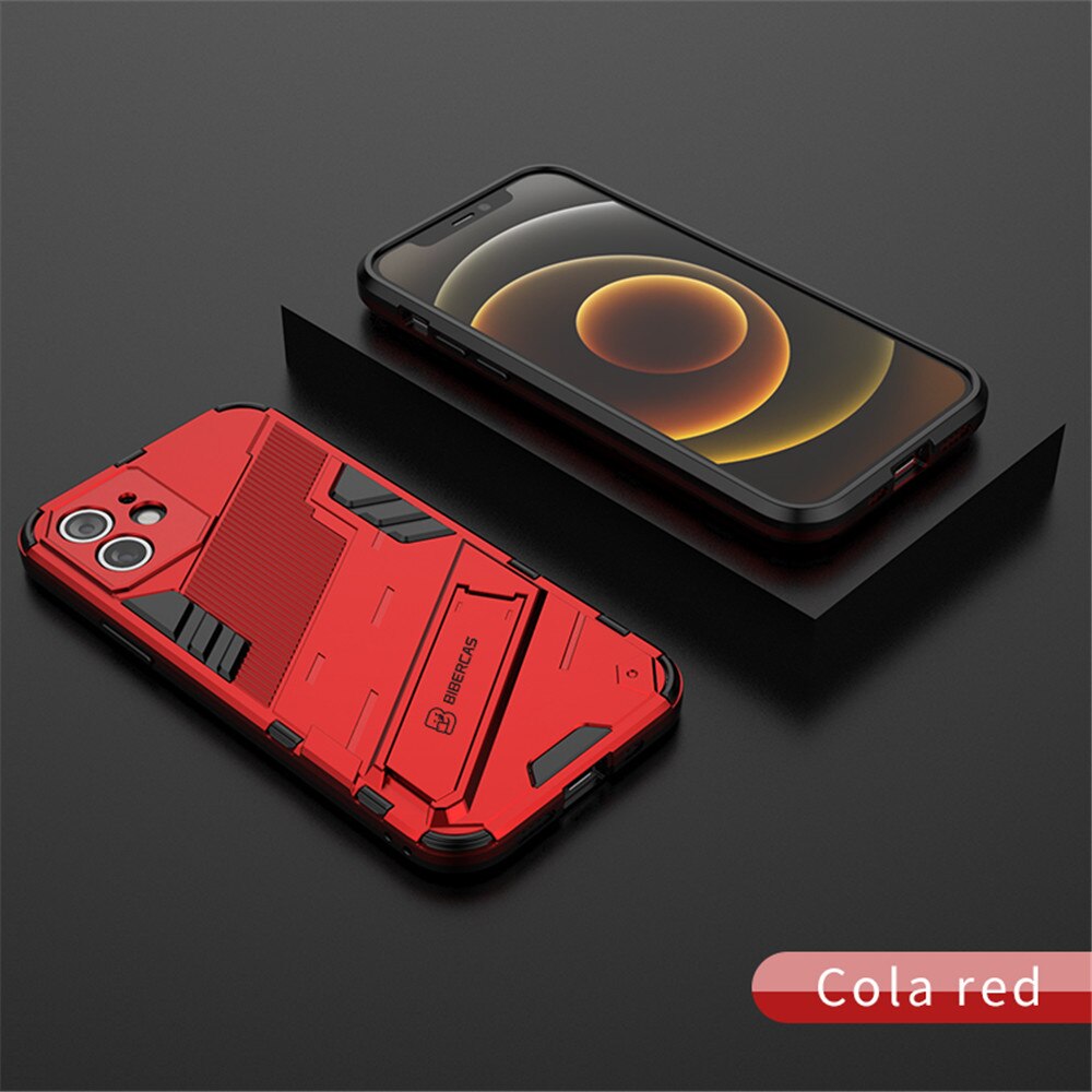 Luxury Armor Shockproof Bracket Case For iPhone