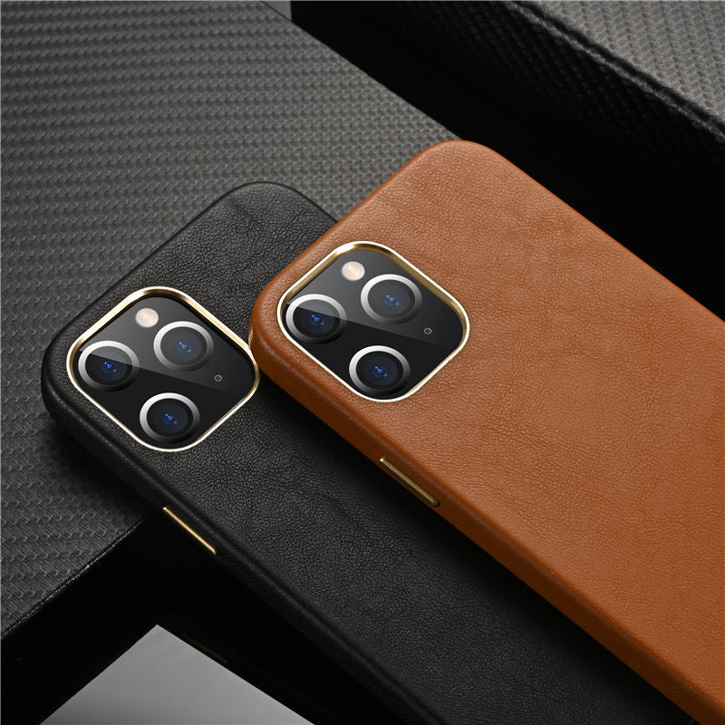 Original Leather Shockproof Soft Case for iPhone
