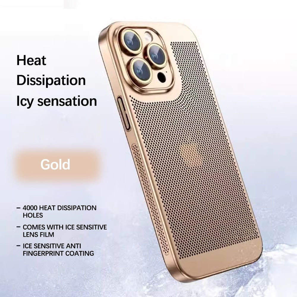 Heat Dissipation Electroplating Case For iPhone