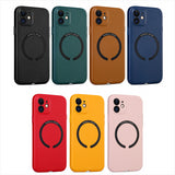 Leather Magnetic Shockproof Case For iPhone
