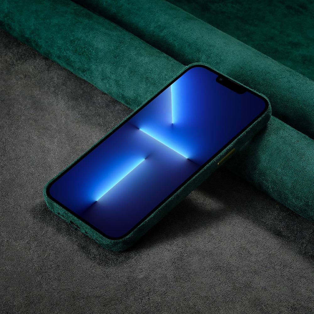 Velvet Shockproof Soft Case For iPhone