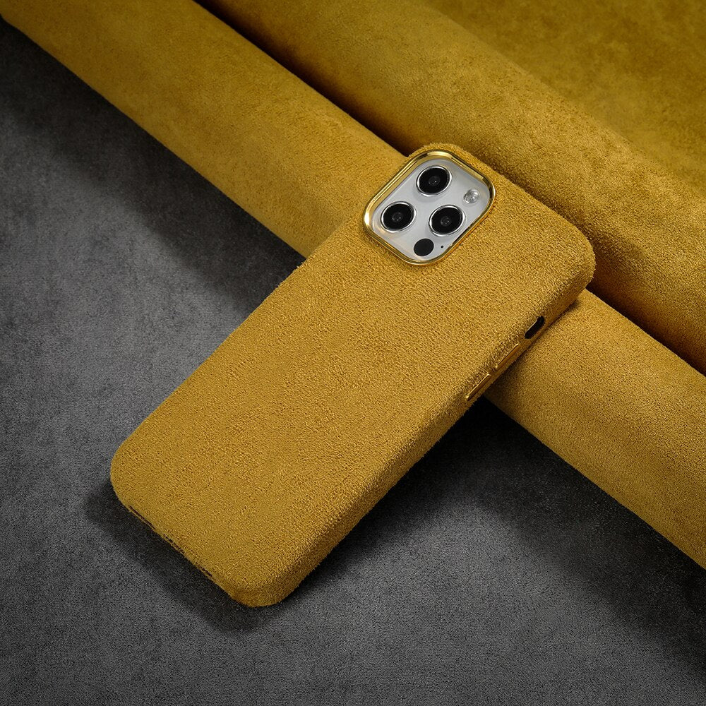 Velvet Shockproof Soft Case For iPhone