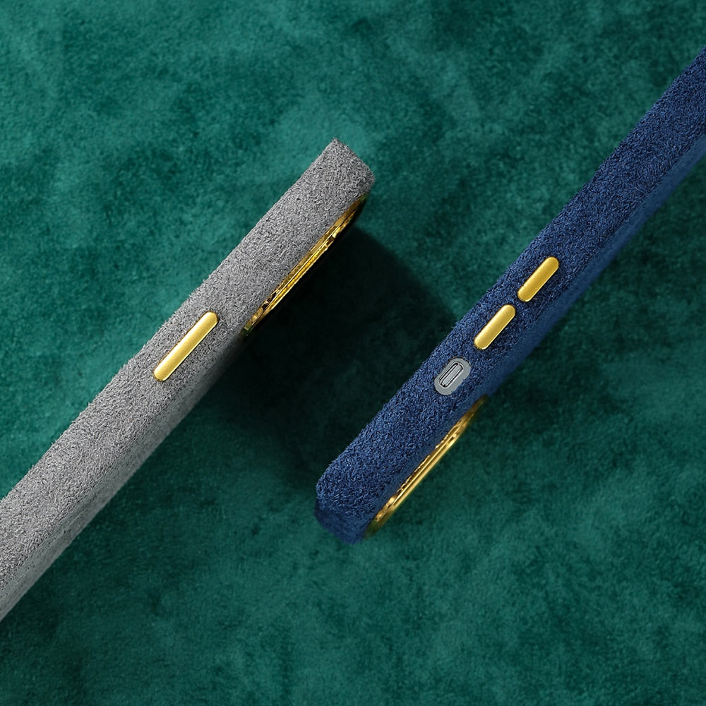 Velvet Shockproof Soft Case For iPhone