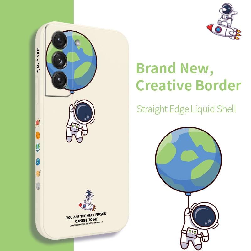 Planet Astronaut Silicone Case For Samsung