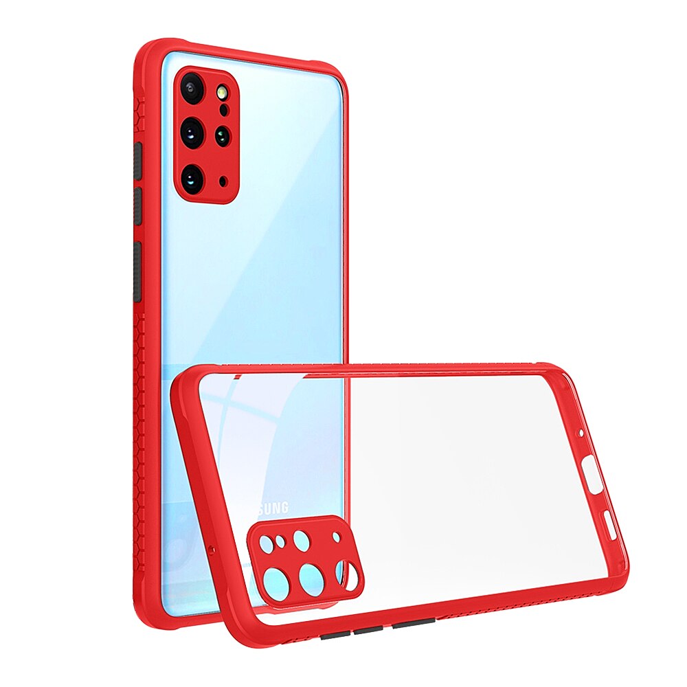Silicone Frame PC Clear Protective Case For Samsung