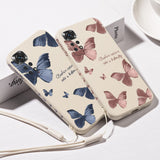 Retro Butterfly Flowers Case For Xiaomi