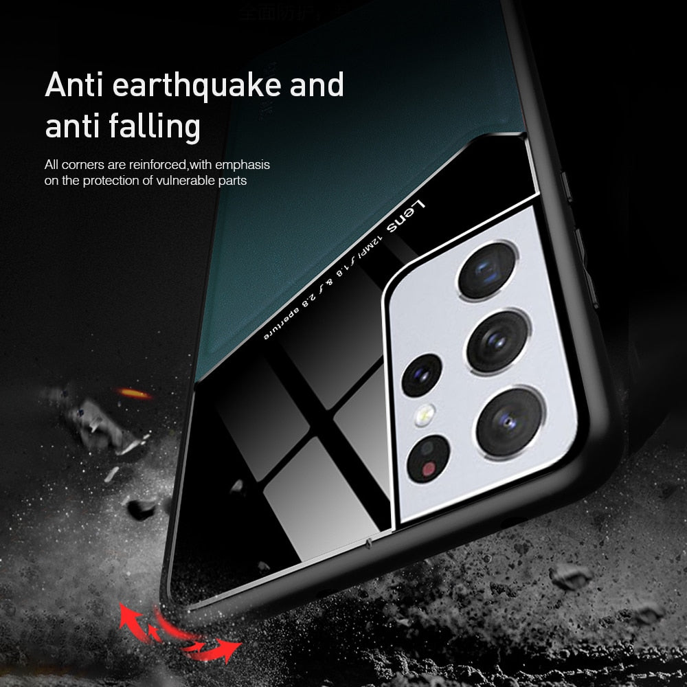 TPU Leather Shockproof Case for Samsung