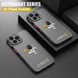 Swing Astronaut Frosted Case For iPhone