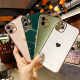 Soft Silicone Shockproof Case For iPhone