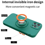 Soft Silicone Finger Ring Case for iPhone