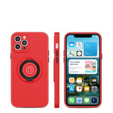 Soft Silicone Finger Ring Case for iPhone