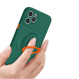 Soft Silicone Finger Ring Case for iPhone