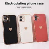 Solid Plating Lens Protection Case For iPhone