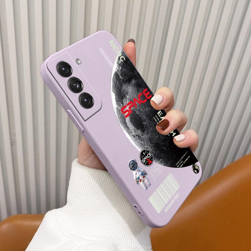 Space Astronaut Thin Soft Case For Samsung