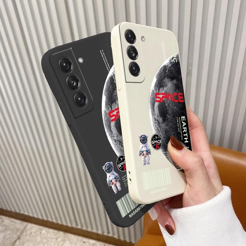Space Astronaut Thin Soft Case For Samsung