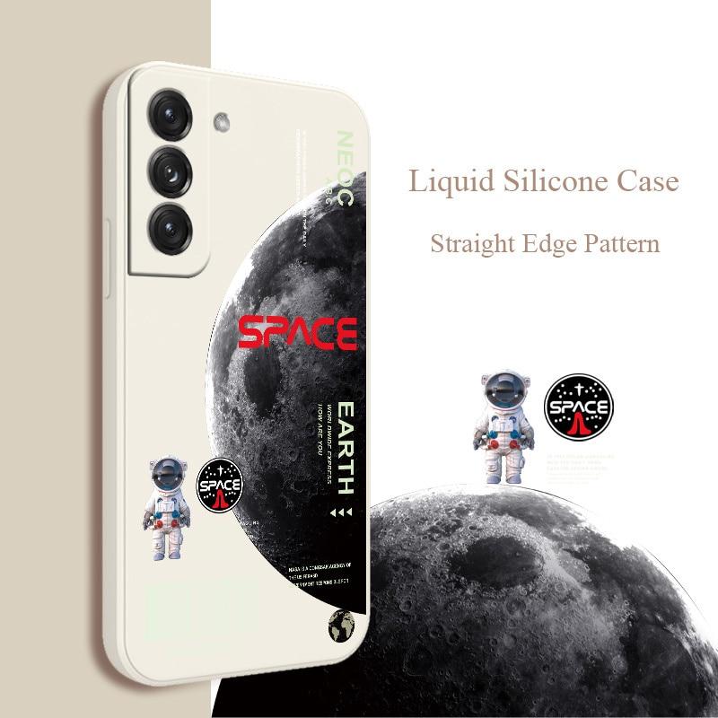 Space Astronaut Thin Soft Case For Samsung