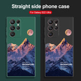 Sunset Mountain Silicone Case For Samsung