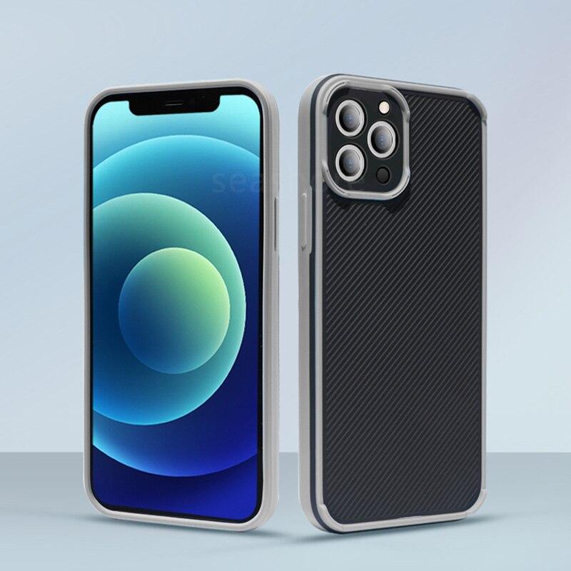 Ultra Thin Square Camera Lens Protection Case For iPhone