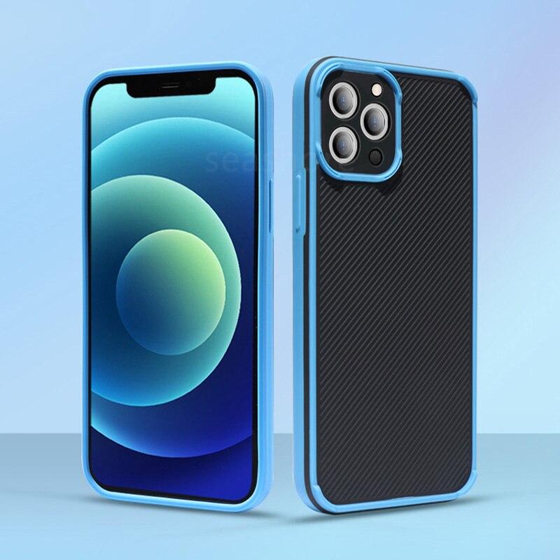 Ultra Thin Square Camera Lens Protection Case For iPhone