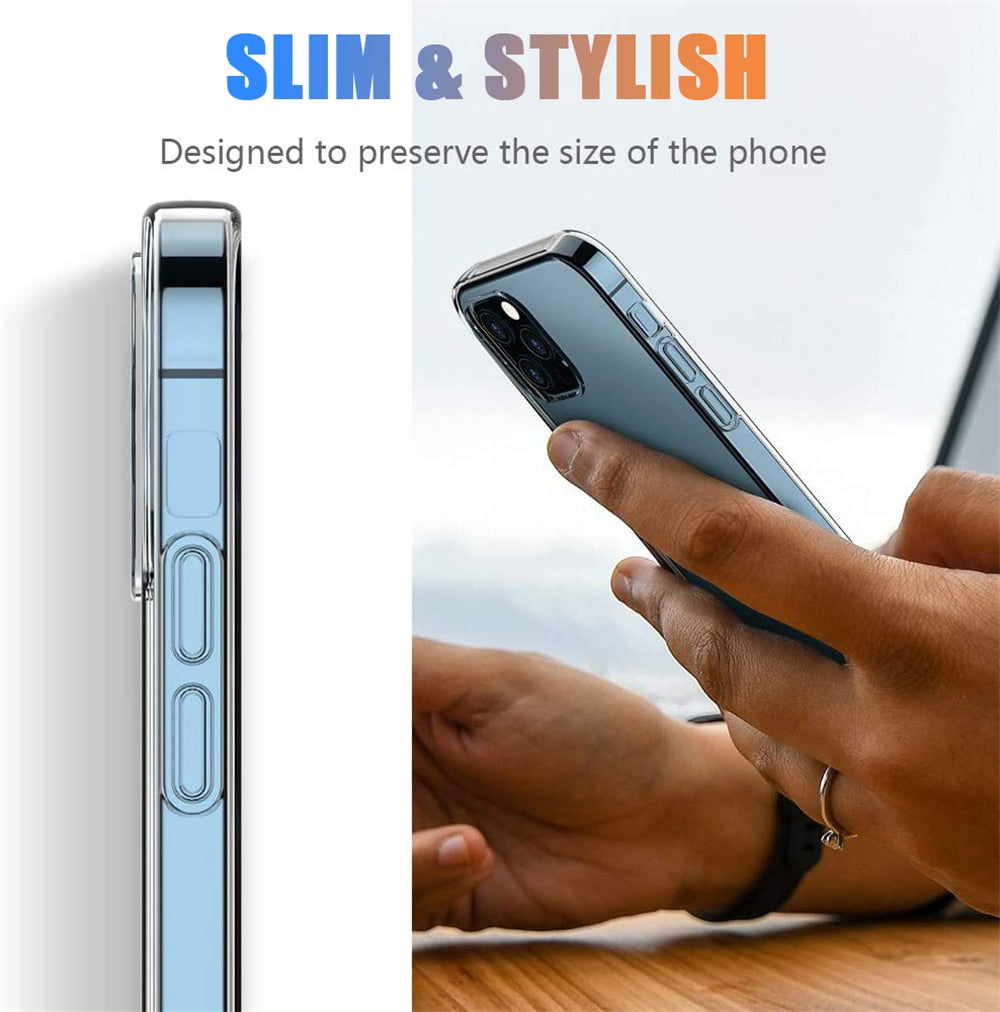 Thin Lens Protection Clear Case For iPhone