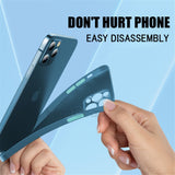 Ultra Thin Matte Soft Case For iPhone
