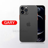 Ultra Thin Matte Soft Case For iPhone