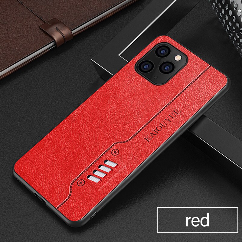 Ultra-thin TPU Leather Case For iPhone