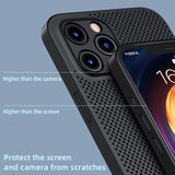 Ultra thin Mesh breathable Case For iPhone