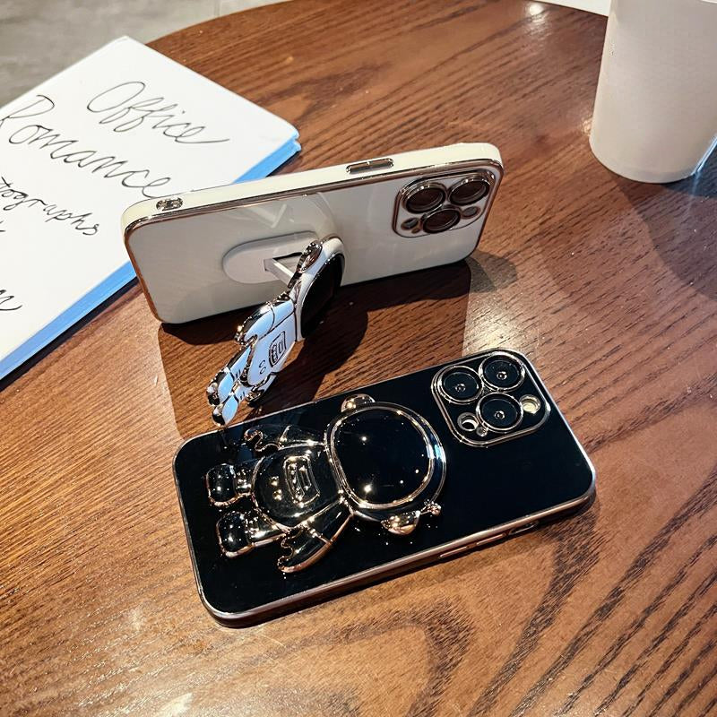 Plating Astronaut Stand Holder Case For Xiaomi