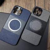 Fabric Matte Magnetic Case For iPhone