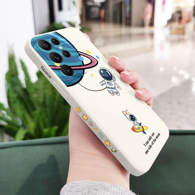 Planet Astronaut Silicone Case For Samsung