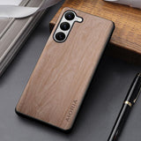 Wood Pattern Soft Case For Samsung